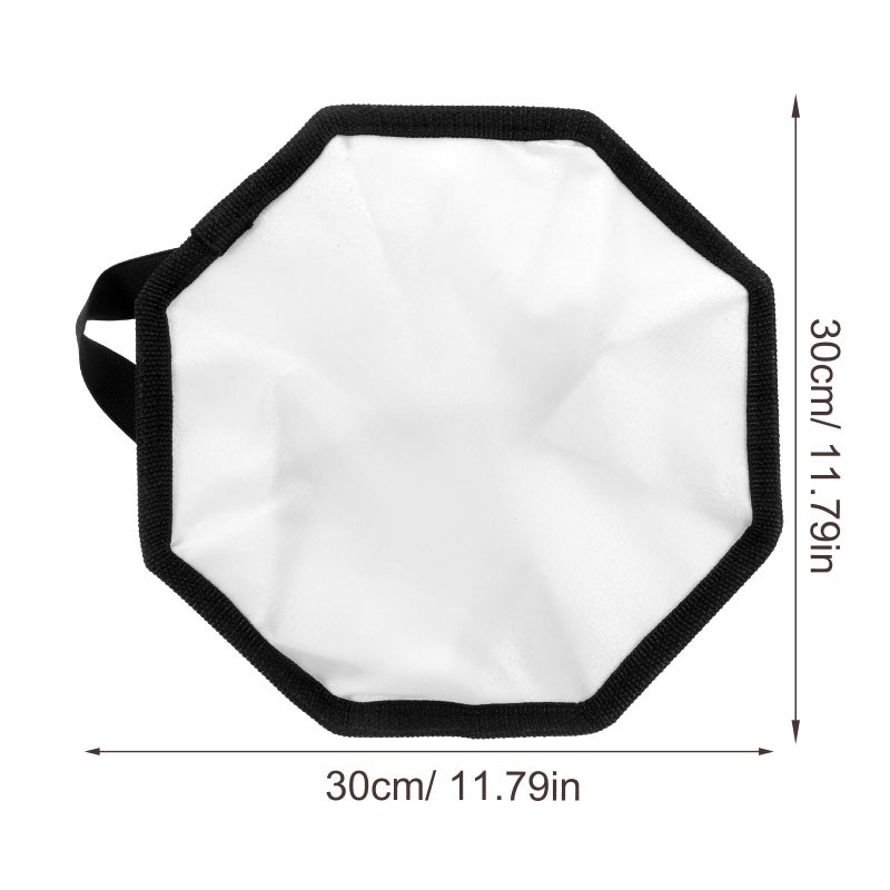 Octagon Softbox Lighting Kit With Black White Diffuser For Camera Speedlight - Image 4