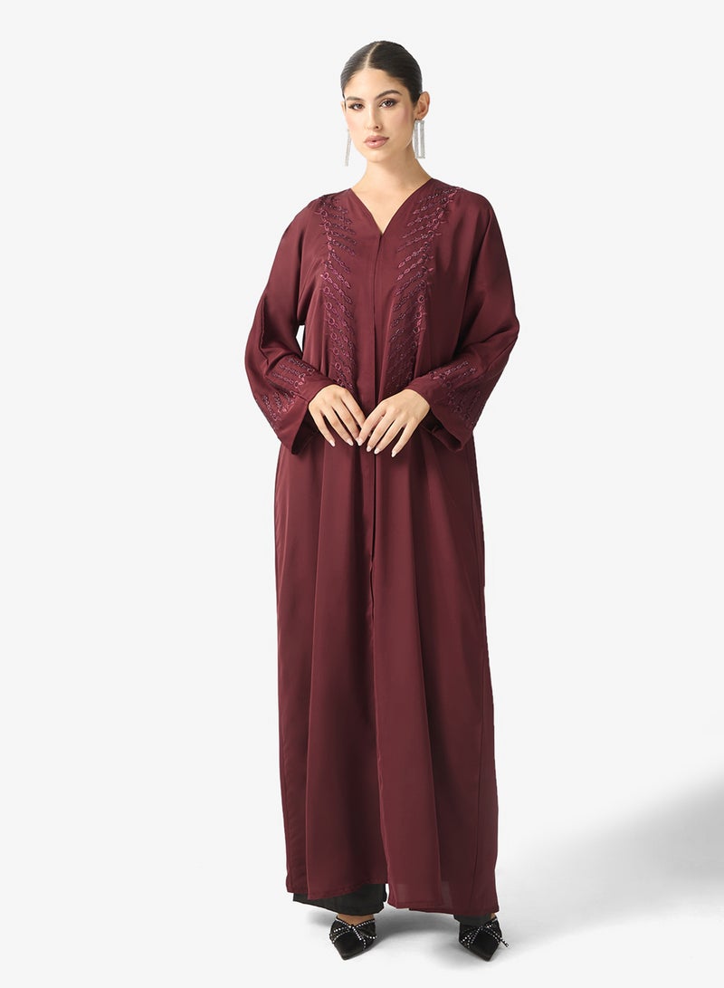 Khizana Embellished Abaya & Sheila - Image 1