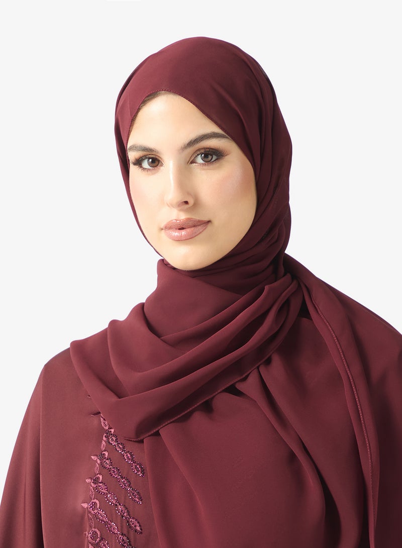 Khizana Embellished Abaya & Sheila - Image 4