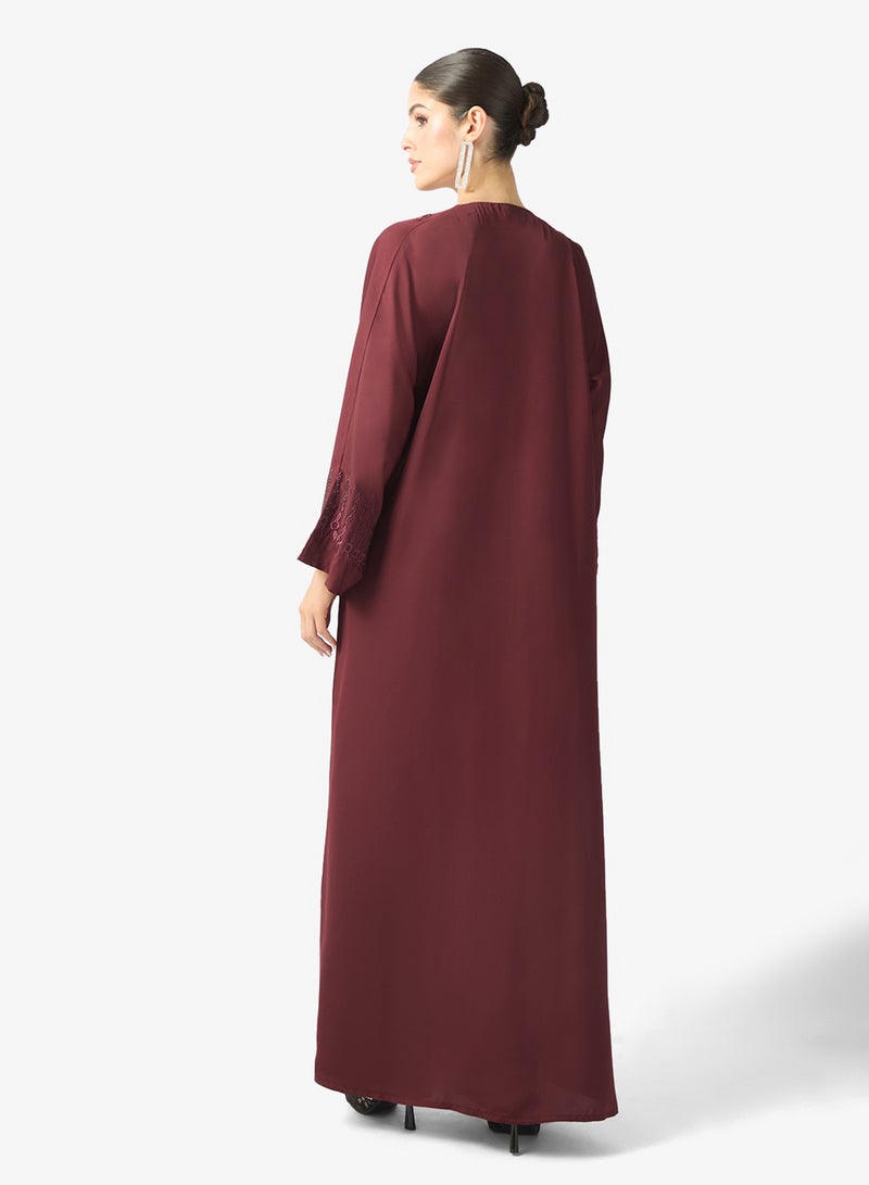 Khizana Embellished Abaya & Sheila - Image 2