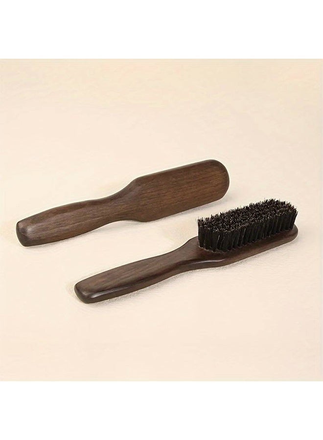 الرجال فرشاة اللحية تصفيف الشعر مشط أداة الرعاية متعددة الوظائف تصميم الأسنان الدقيقة حتى لتطبيق الزيت لاستخدام السفر المنزلي - Image 2