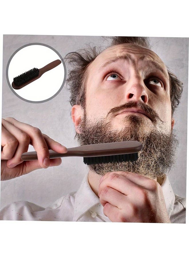 الرجال فرشاة اللحية تصفيف الشعر مشط أداة الرعاية متعددة الوظائف تصميم الأسنان الدقيقة حتى لتطبيق الزيت لاستخدام السفر المنزلي - Image 5