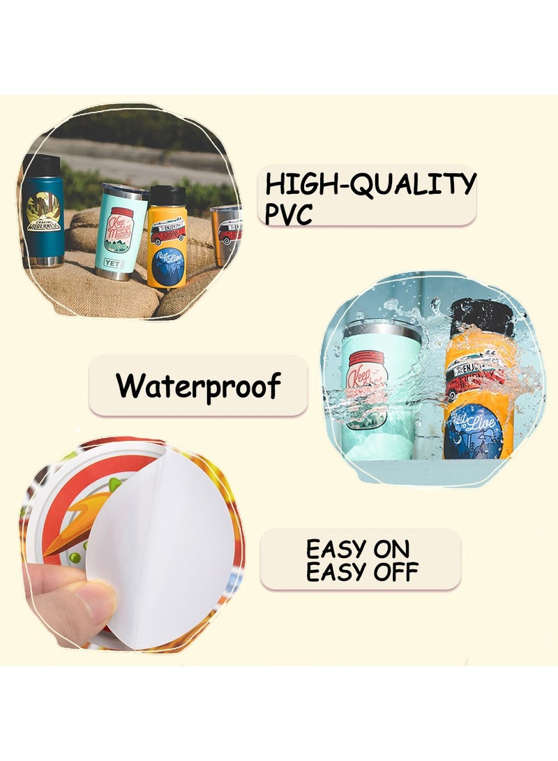 100-Piece Anime Stickers Waterproof Vinyl Stickers for Laptop - Image 5