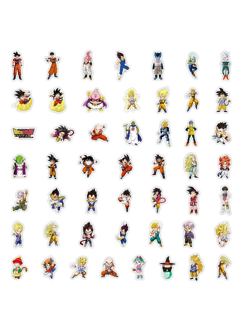 100-Piece Anime Stickers Waterproof Vinyl Stickers for Laptop - Image 4