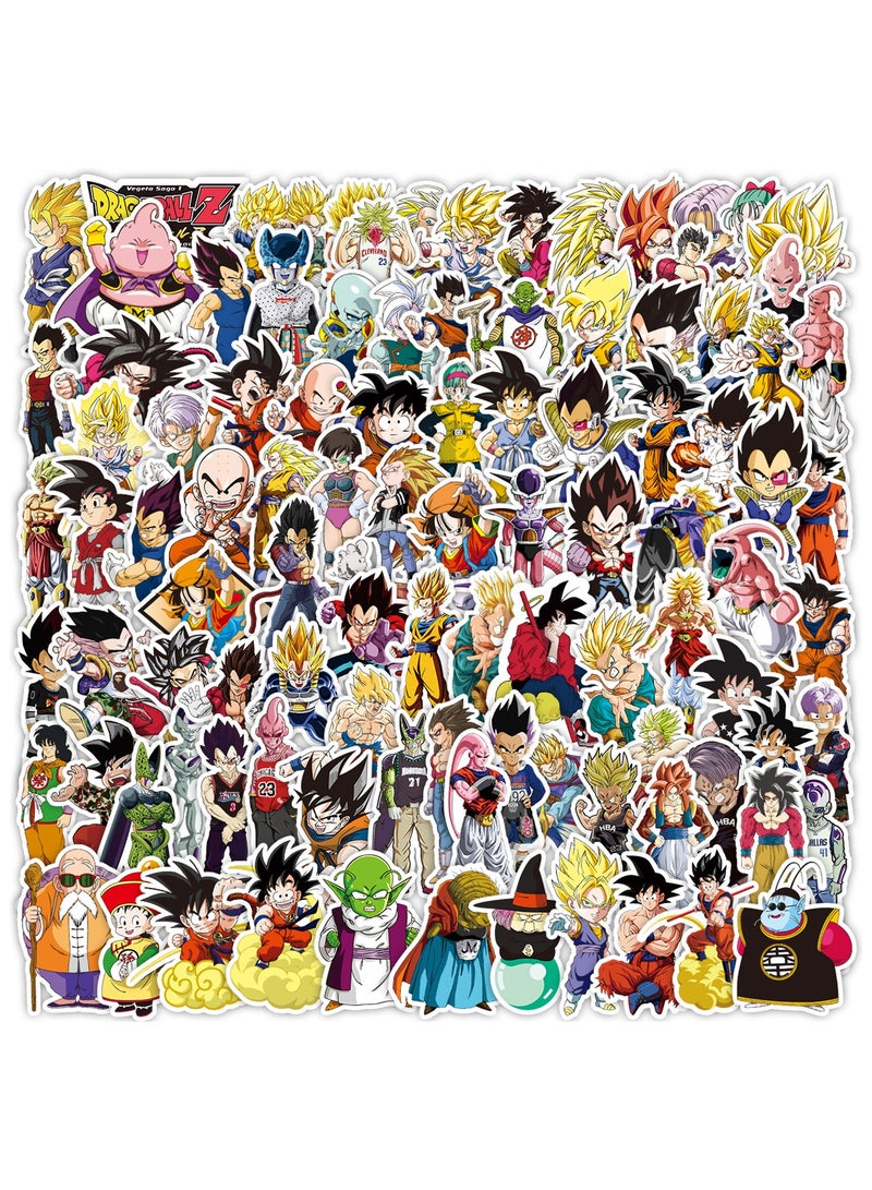 100-Piece Anime Stickers Waterproof Vinyl Stickers for Laptop - Image 1