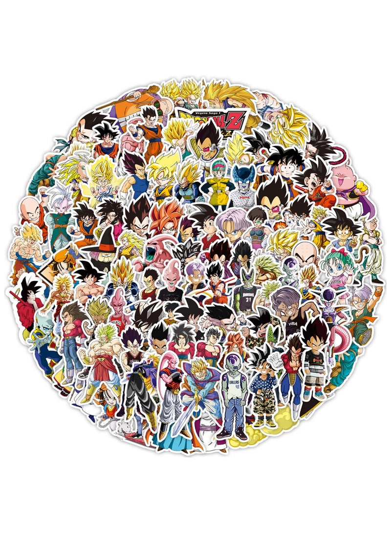 100-Piece Anime Stickers Waterproof Vinyl Stickers for Laptop - Image 2