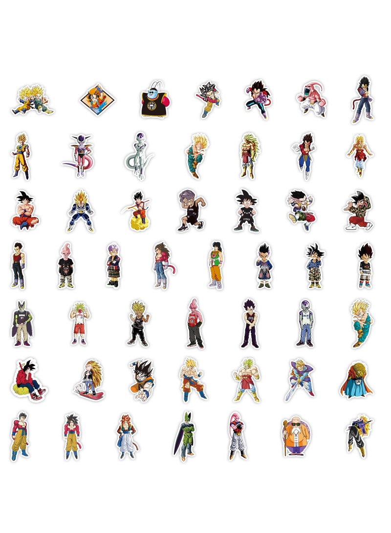 100-Piece Anime Stickers Waterproof Vinyl Stickers for Laptop - Image 3