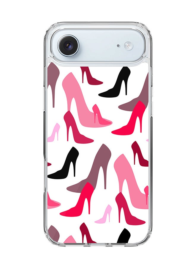 Stylizedd Classic Clear MagSafe Case for iPhone 17 Air , Hybrid Soft Case Flexible Edges Anti Drop TPU PC Gel Thin Transparent Cover [ Designed for iPhone 17 Air ] - Hot Heels Full Print