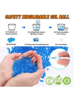 OVYA Ovya Electric Gel Ball Blaster Toy Gun Automatic AEG AKM-47 Toys Gel Blaster/Ball Gun,  Eco-Friendly Gel Blaster Gun With 20000 Bullets And Goggles Fun And Outdoor Yard Activities Game For Kids Ages 14+  - Image 5