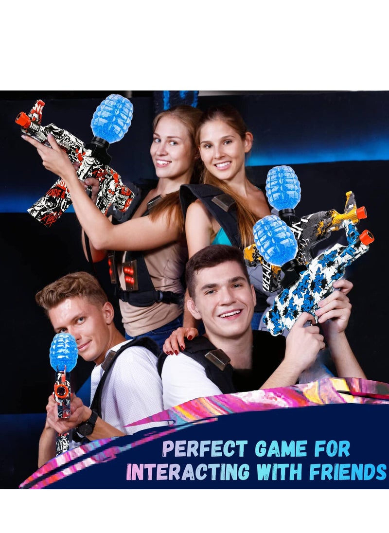 OVYA - Ovya Electric Gel Ball Blaster Toy Gun Automatic AEG AKM-47 Toys Gel Blaster/Ball Gun,  Eco-Friendly Gel Blaster Gun With 20000 Bullets And Goggles Fun And Outdoor Yard Activities Game For Kids Ages 14+ - Image 1