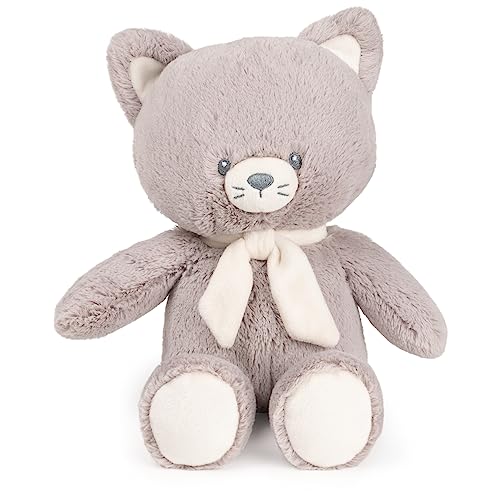 GUND Baby Sustainable Kitten Plush Stuffed Animal Made from 100 Recycled Materials Spring Decor for Babies and Newborns GrayCream 13 - Image 1
