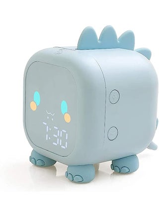TAMIA Kids Alarm Clock with Night Light 6 Ringtones Blue Dinosaur Digital Alarm Clock for Kids, Touch Control and Rechargeable Sleep Trainer Clock for Boys Girls Bedroom (Blue) - pzsku/ZC18CFF72AD9CA4E3D957Z/45/_/1689340707/f9aa0a8b-0412-4b8b-a1e7-1eb9729d1294