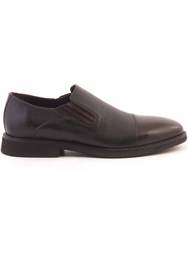 Kemal Tanca Gold Leather Laceless Men's Classic Shoes A3700-4  - Image 1