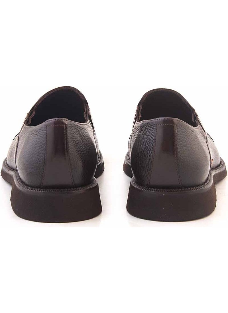 Kemal Tanca Gold Leather Laceless Men's Classic Shoes A3700-4  - Image 4