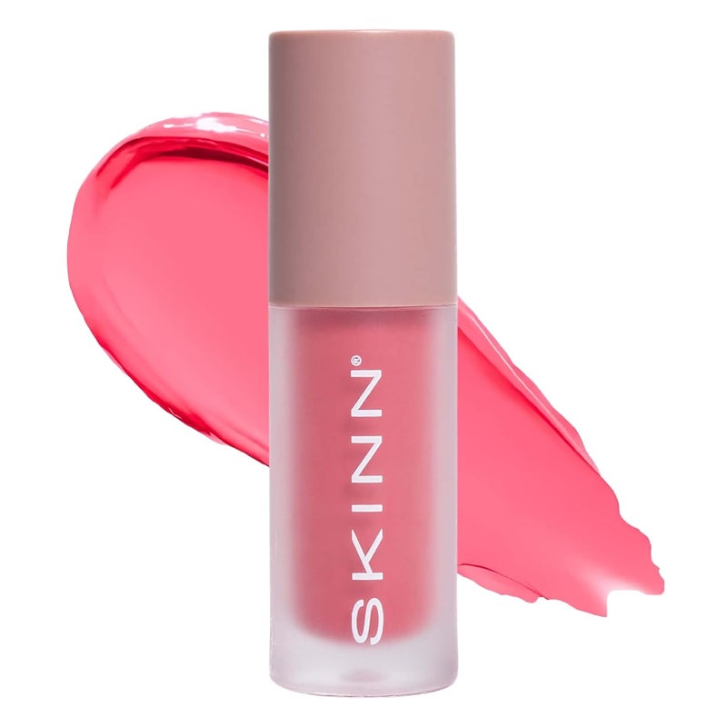 SKINN Treatment Liquid Blush for Cheeks Pink  Vibrant LongLasting  Buildable Color  SkincareInfused MakeUp for Fine Lines  Wrinkles  Hydrating  Lightweight Face Makeup Cosmetics