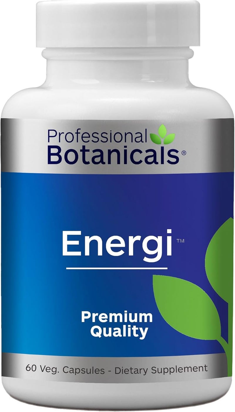 Professional Botanicals Energi  Vegan Adaptogen Boost for Mental Clarity Energy and Stress Support  60 Vegetarian Capsules - Image 1