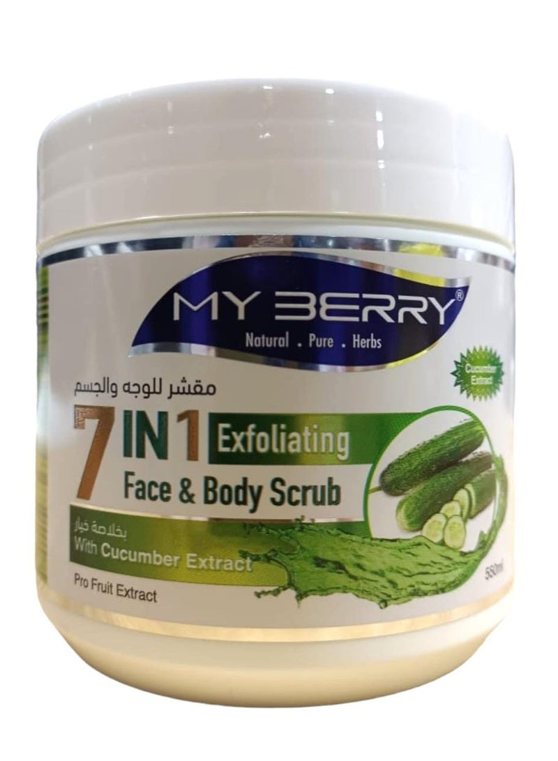 ماي بيري مقشر بالخيار7× 1 لتفتيح البشره 550 مل