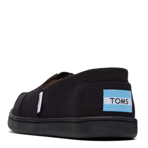 TOMS Unisex-Child Espadrille Sneaker, Black , 4 Big Kid - Image 3