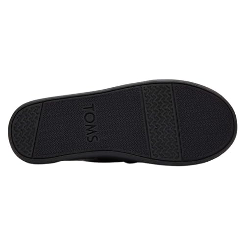 TOMS Unisex-Child Espadrille Sneaker, Black , 4 Big Kid - Image 5