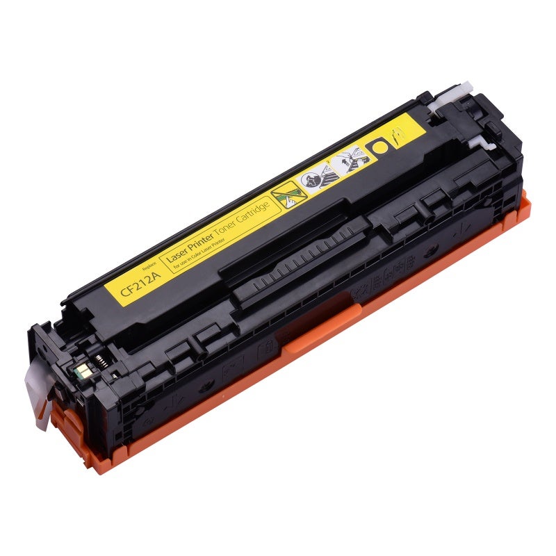 وعاء حبر ناقل متوافق للاستبدال متوافق مع HP Laserjet pro 200/M251/M267 (لون أصفر، علبة واحدة) - Image 1
