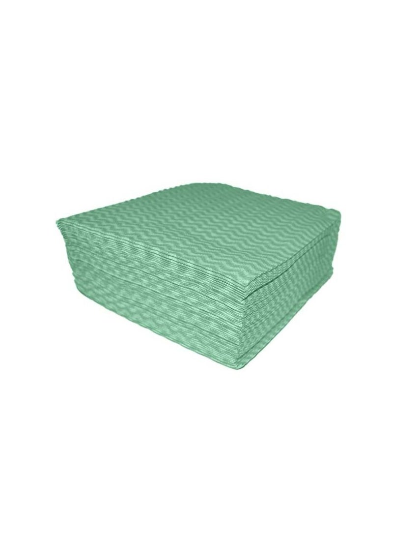Castillo - Disposable Heavy Duty All purpose Cloth 33 x 33 cm Green - Image 1
