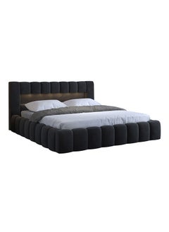 A to Z Furniture Mercy Upholstered Bed Queen, King And Super King Sizes 200x200cm Super King Bed in Black Color 