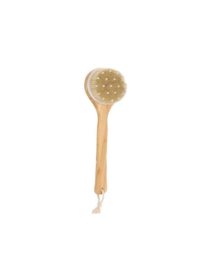 NIBEMINENT Long Handle Brush Back Bath Soft Beads Skin Massage Dead Skin Removes Brush  - Image 2