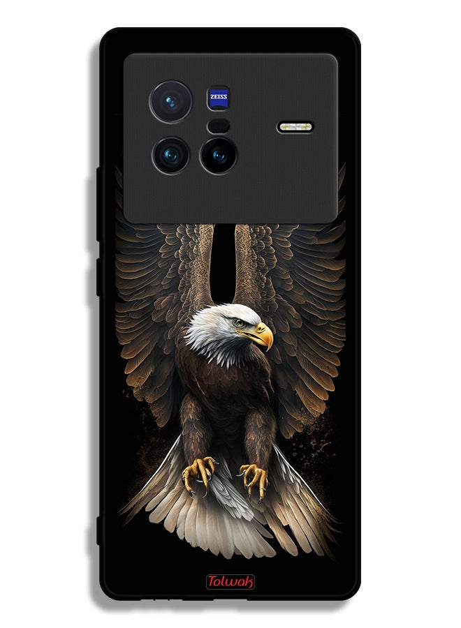 Tolwak Vivo X80 Protective Case Cover Eagle Spread Wings - Image 2