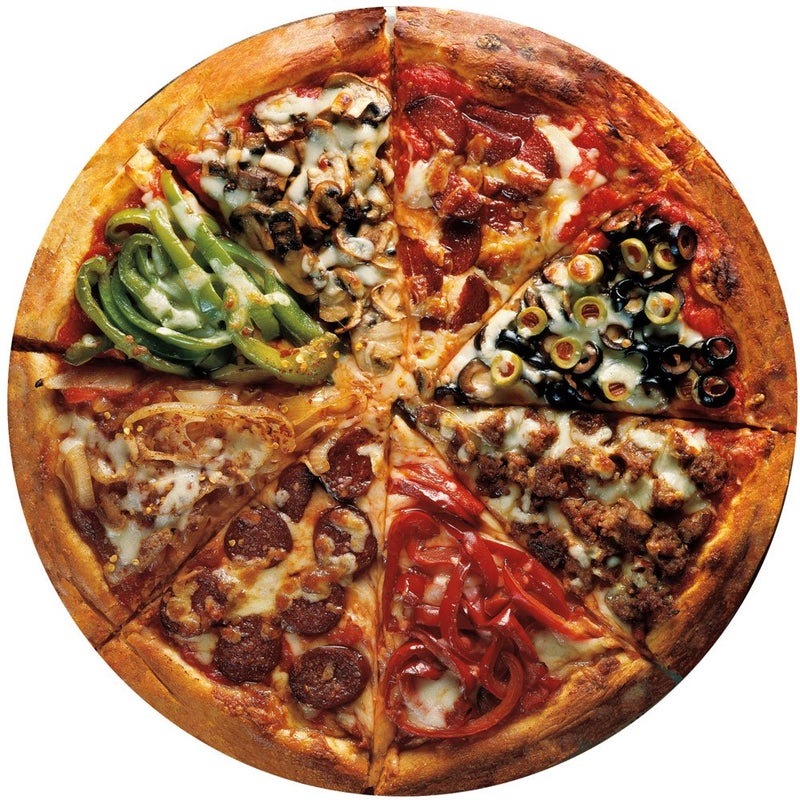 Bits and PiecesPizza Pie 1000 Piece Round Jigsaw Puzzle