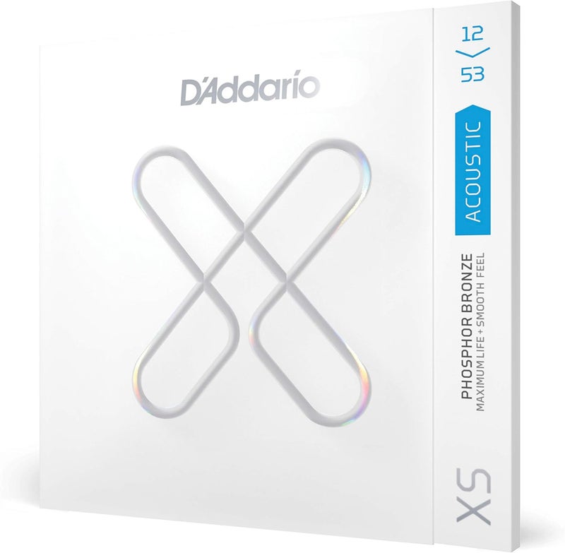 D'Addario دادرّيو XSAPB1253 أوتار جيتار أكوستيك برونز فوسفوري خفيف - 12-53 - Image 1