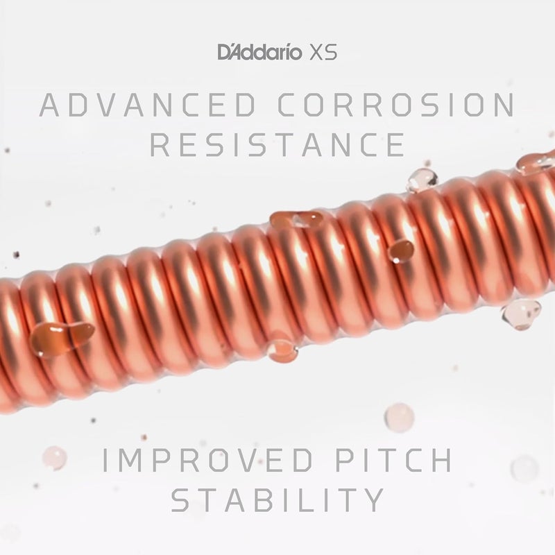 D'Addario دادرّيو XSAPB1253 أوتار جيتار أكوستيك برونز فوسفوري خفيف - 12-53 - Image 4