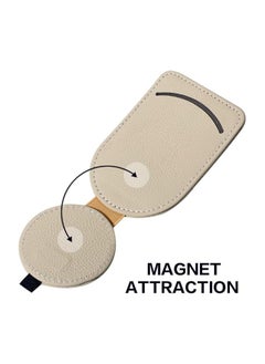 Fazza Sunglass Holder for Car, Leather Car Sunglass Holder, Sunglass Holder for Car Visor, Suitable for Glasses of Different Sizes, Convenient in-Car Accessories  - Image 2