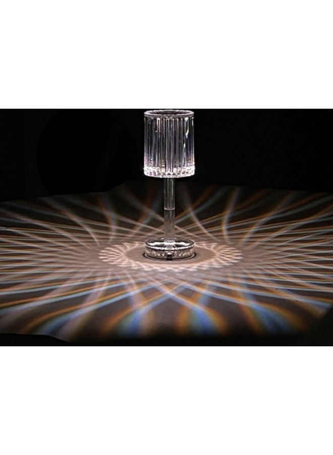 Modern Crystal Table Lamp Warm Lightning Black 30 x 12 0.5cm  - Image 4