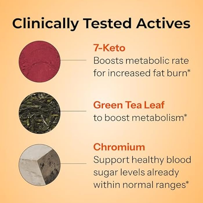 HUM Ripped Rooster Natural Green Tea Extract Capsules with Chromium, 7 Keto DHEA, Gluten Free Vegan Green Tea Supplement to Support Cravings, Healthy Diet & Management, 60 Count - Image 4