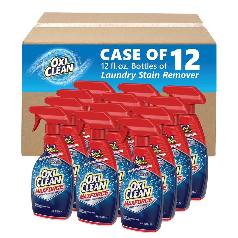 Oxiclean Max Force Stain Remover Professional, 12 fl oz, (Pack of 12) - Image 1