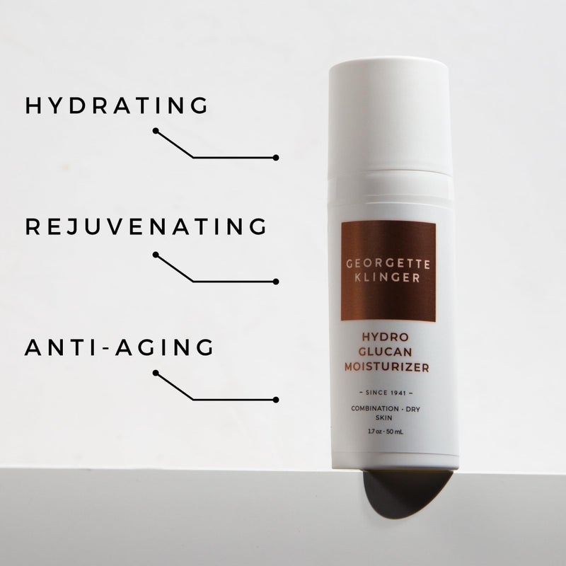 Georgette Klinger Hydro Glucan Moisturizer - Glowing, Long Lasting Hydration, Plumps and Firms Skin while Boosting Natural Moisture, Smoothing Face Cream with Hyaluronic Acid for Dry Skin - 1.7 oz - Image 4