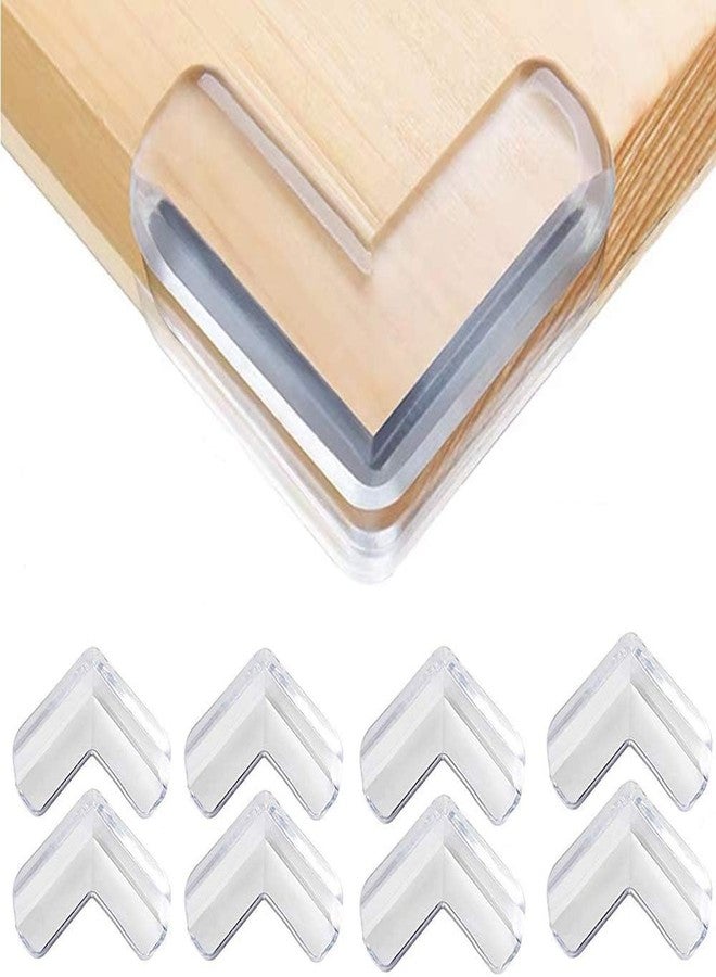 HAPYSA Corner Protector for Baby - Furniture Corner Guard & Edge Safety Bumpers - Baby Proof Bumper & Cushion to Cover Sharp Furniture & Table Edges - Clear and Transparent - (Pack) (10) - Image 1