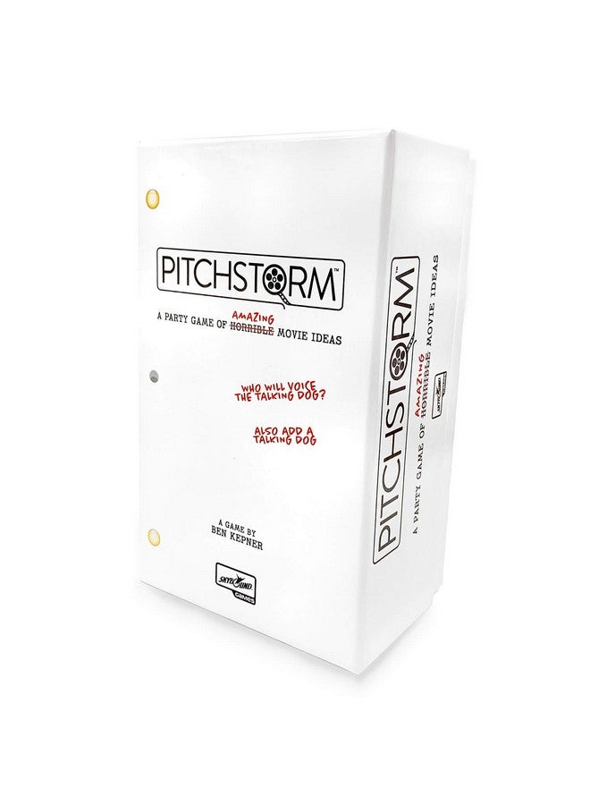 Skybound Pitchstorm : Card Game of Pitching Horrible Movie Ideas to The Worst Executives | Fun Party Tabletop Game Enjoyed by Teens and Adults, 500-card Core Deck, 3-12 Players, Ages 14+ - Image 1