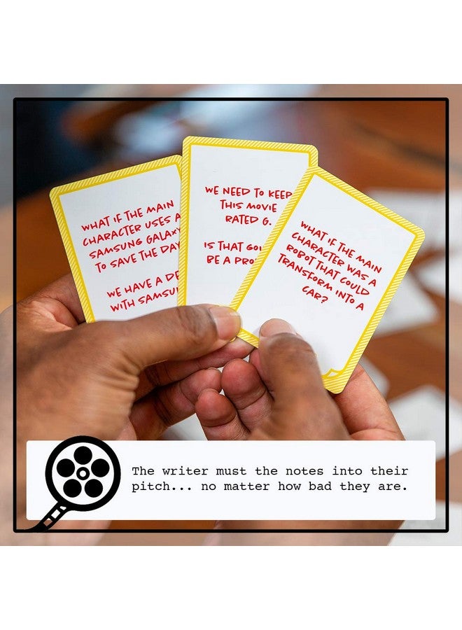 Skybound Pitchstorm : Card Game of Pitching Horrible Movie Ideas to The Worst Executives | Fun Party Tabletop Game Enjoyed by Teens and Adults, 500-card Core Deck, 3-12 Players, Ages 14+ - Image 5