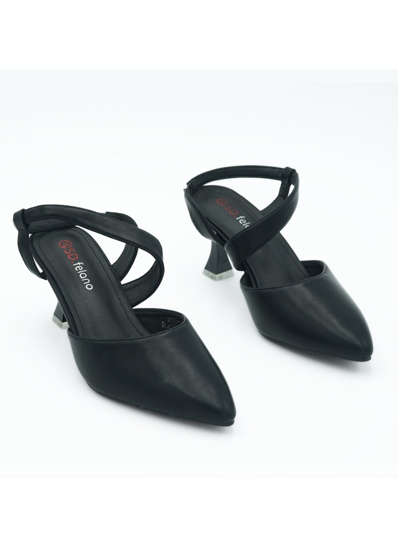 SD.Felano - Women's high heel sandals, Open Toe, formal Slip-On heel for Girls & Ladies, High Heel shoes - Image 1