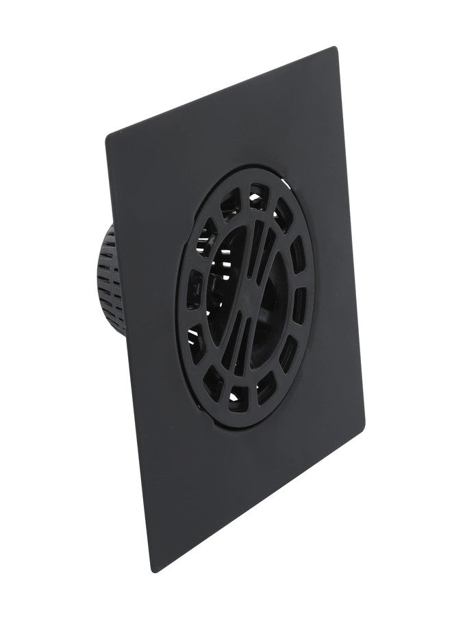 Danco 11087 Square Shower Hair Catcher with Replacement Baskets, Shower Drain Protector in Matte Black - Image 1
