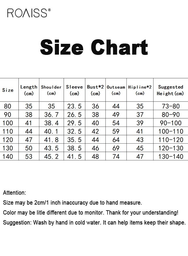 roaiss Boys Sweatshirt Set, Toddlers Stylish Spring and Autumn Outfit, Long Sleeve Top and Elastic Waist Pants, 2 Piece Comortable Clothing Set for Boys, Suitable for Daily Wear and Outdoor Activities - Image 4