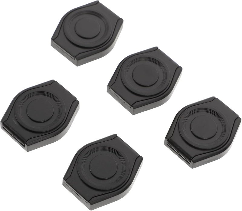 Mikinona 5Pcs Durable Webcam Covers for Privacy Protection Practical Camera Covers for Laptop Tablet Scratch Resistant Easy to Use Fit Black - Image 1