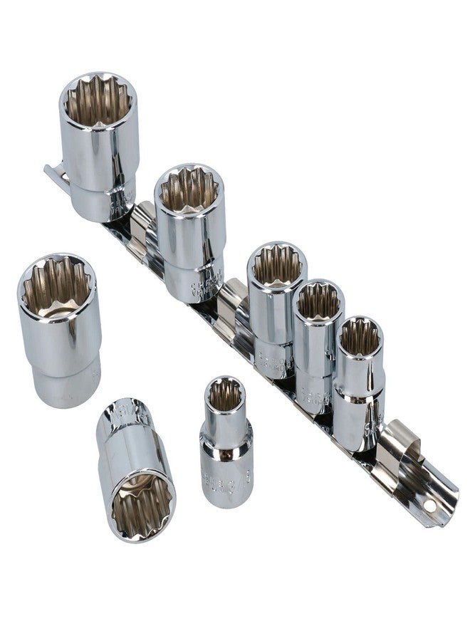 AB Tools 1/2" Drive Socket British Whitworth BSW Imperial Sizes 8pc Shallow Set TE079 - Image 5