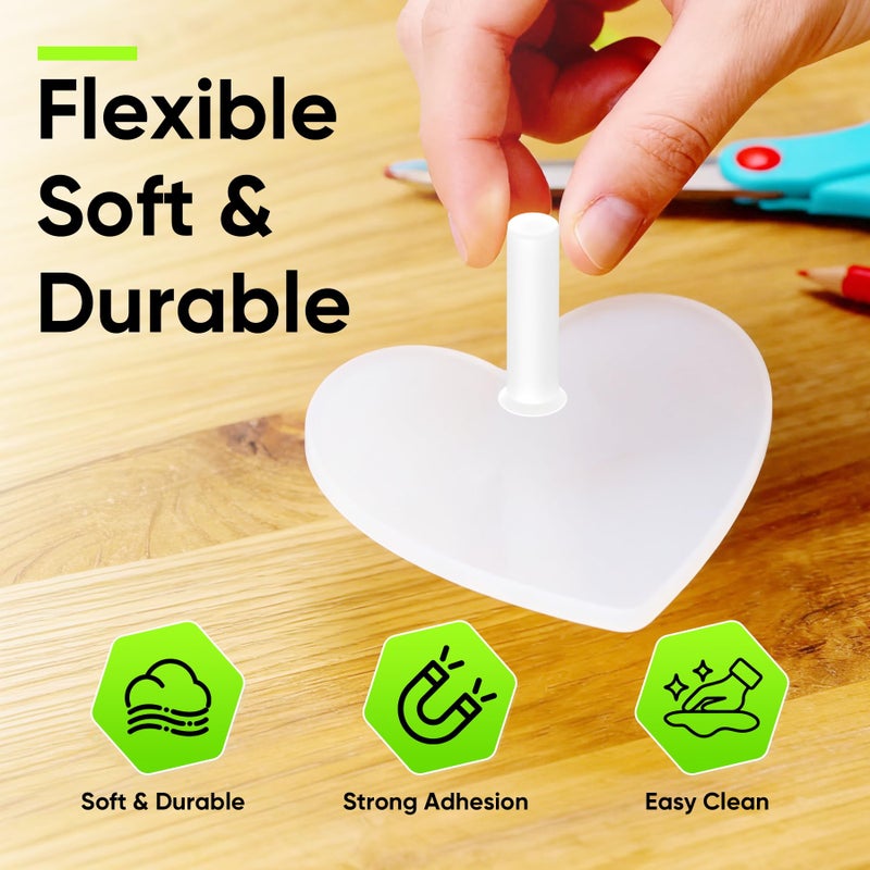 Beesini 5 Sizes Resin Hole Maker 25PCS - Drill-Free Silicone Tools for Epoxy UV Resin Jewelry Pet Tag Keychain DIY Crafts - Image 4