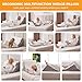 Ruqmuis 3PCS Wedge Pillow Set for After Surgery Adjustable Back Pillow for Bed Sitting up Acid Reflux Bed Wedge Pillow Headboard for Sleeping Snoring Orthopedic Pillow for Post Surgery White - Image 4