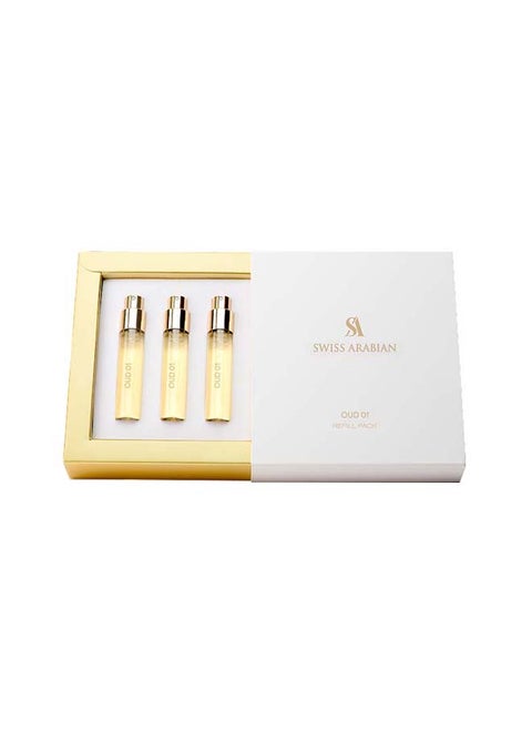 Pack Of 3 Oud 01 Refill Set - Unisex 30ml