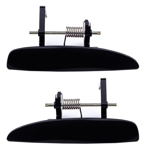 gtpartes Exterior Outside Door Handles Replacement Car Compatible with 19942001 Honda Acura Integra Model Passenger Driver Side Outside Door Handle Assembly Repair Black Placement on Vehicle Left Right 2 PCS - Image 1