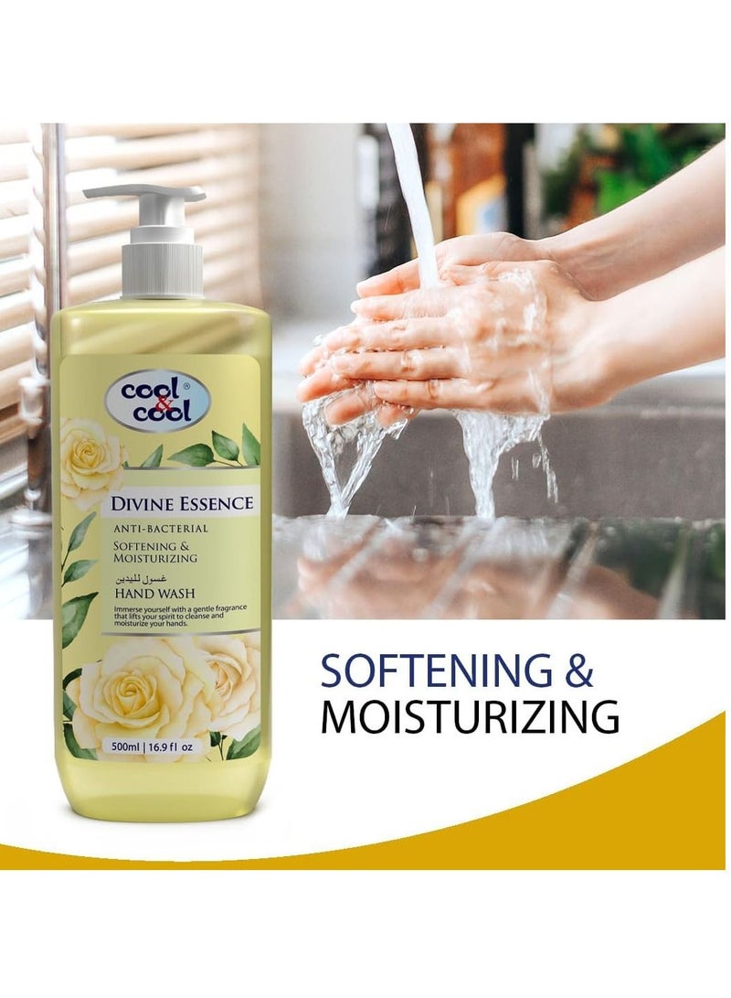 كول اند كول كول آند كول ديفاين إسنس - 500 مل (عبوة من 3 قطع) - غسول يد سائل مضاد للبكتيريا وتنعيم البشرة وترطيبها 1.5 لتر - Image 5
