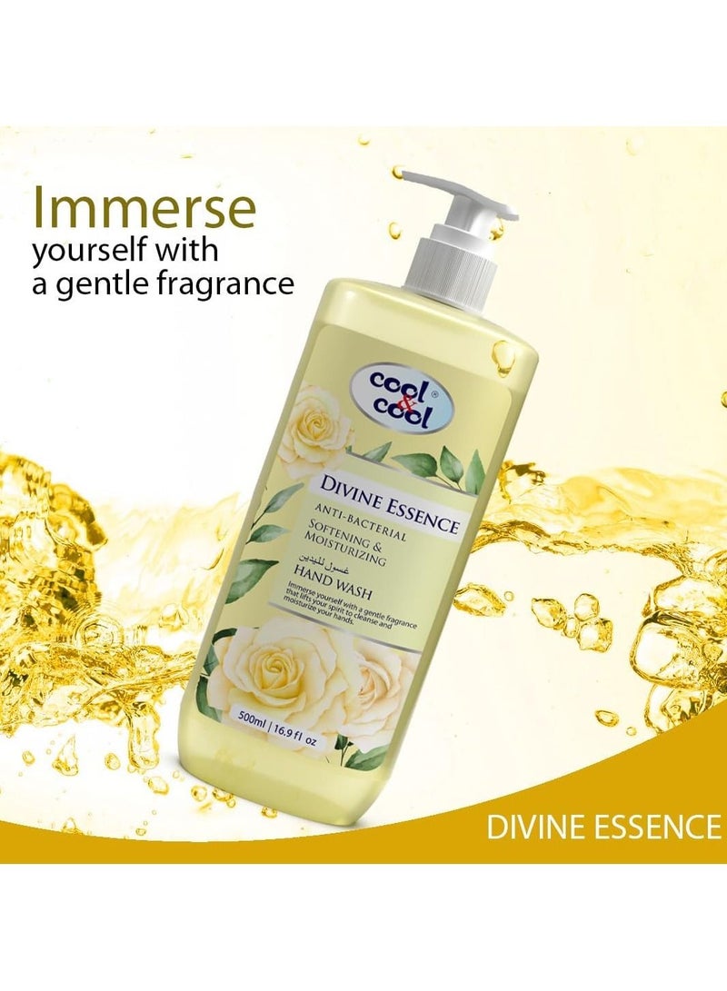 كول اند كول كول آند كول ديفاين إسنس - 500 مل (عبوة من 3 قطع) - غسول يد سائل مضاد للبكتيريا وتنعيم البشرة وترطيبها 1.5 لتر - Image 4